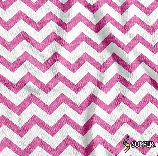 Tnt Estampado Metro - Chevron Rosa