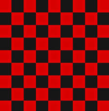 Tnt Estampado Metro - Quadriculado Vermelho e Preto