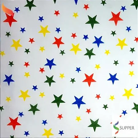 Tnt Estampado Metro - Estrela Colorida