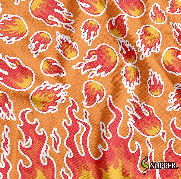 Tnt Estampado Metro - Fogo