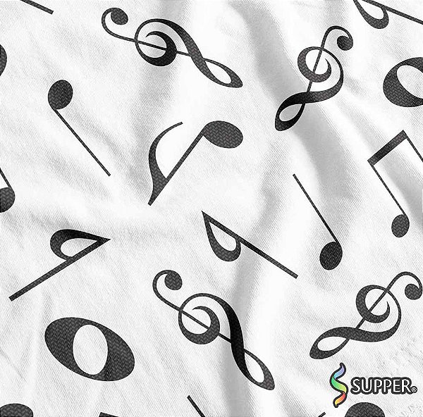 Tnt Estampado Metro - Notas Musicais