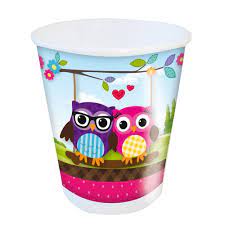 COPO DE PAPEL CORUJA 200 ML