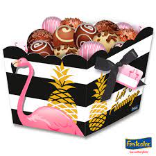 CACHEPOT FLAMINGO MEDIO FESCOLOR