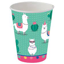 COPO DE PAPEL 200 ML - LHAMA .- FESTCOLOR