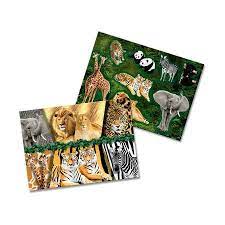 KIT DECORATIVO MUNDO ANIMAL 64X45 + 8 PÇS DESTACA-FESTCOLOR