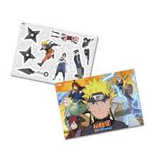 KIT DECORATIVO NARUTO 64 CM X 45CM + 8 PÇAS - FESTCOLOR
