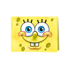 CONVITE PEQUENO BOB ESPONJA C/8 REGINA