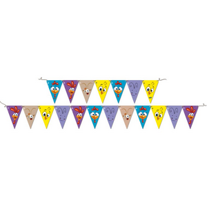 FAIXA DECOR GALINHA PINTADINHA (2,40 m X 19 cm)