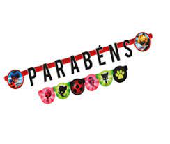 FAIXA PARABENS LADYBUG