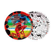 PRATO DE PAPEL LADYBUG18 CM REGINA