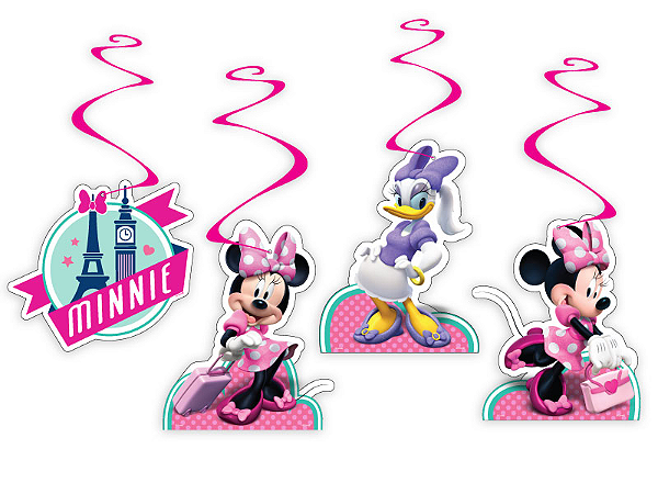 MOBILE ESPIRAL MINNIE ROSA - 04 un