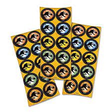 ADESIVO JURASSIC WORLD PCTE C/ 30 UNID FESTCOLOR