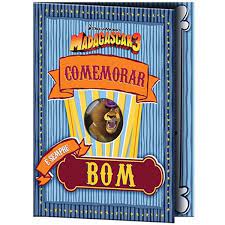 CONVITE MADAGASCAR 3 C/ 8