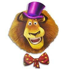 MASCARA DE PAPEL MADAGASCAR 3 C/ 4