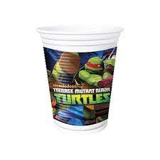 COPO PLASTICO TARTARUGAS NINJAS200ML REGINA
