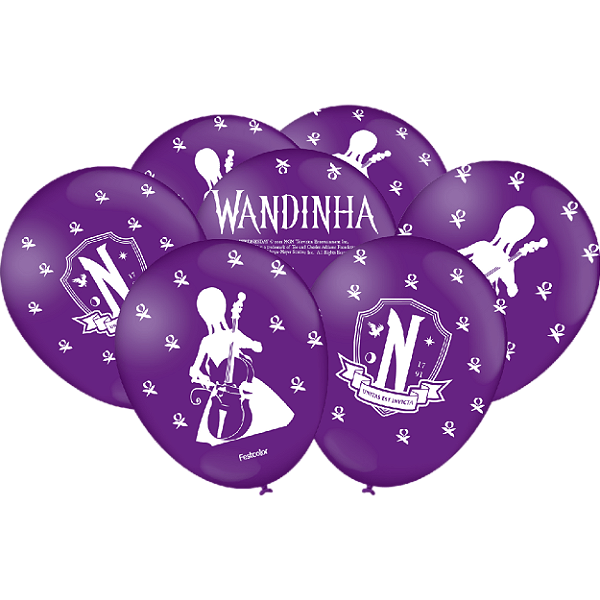 BALAO ESPECIAL N 9 LILAS WANDINHA - 25 un