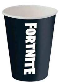 COPO PAPEL 200 ML PCT C/8 UND - FORTNITE - FESTCOLOR