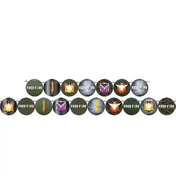 FAIXA DECORATIVA FREE FIRE - (2,10m X 0,11m)