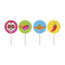 TOPPERS PARA DOCE E SALGADOS MEXICANO C/8 UND JUNCO