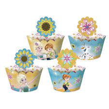 WRAPPER CUPCAKE FROZEN FEBRE CONGELANTE- REGINA
