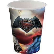 COPO DE PAPEL BATMAN VS SUPERMAN