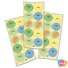 ADESIVO DINO BABY PCT C/30 UN - FESTCOLOR