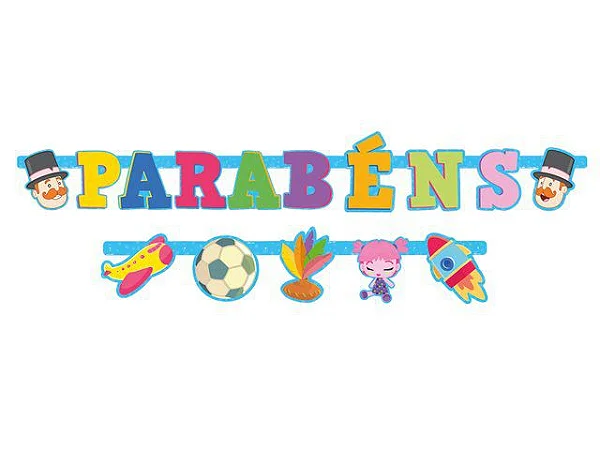 Faixa Parabéns Mundo Bita – Regina