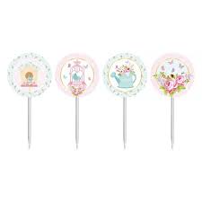 TOPPERS PARA DOCE. JARDIM ENCANTADO C/8 UN- JUNCO