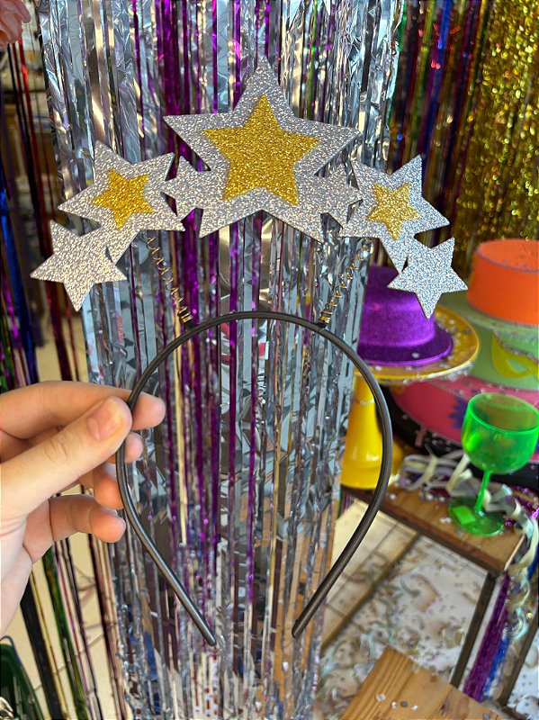 TIARA CARNAVAL ESTRELAS