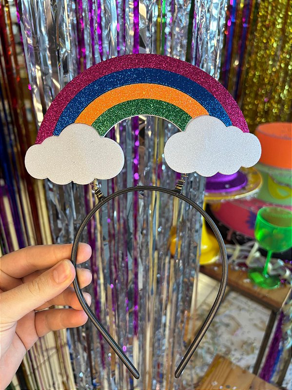 TIARA CARNAVAL ARCO IRIS