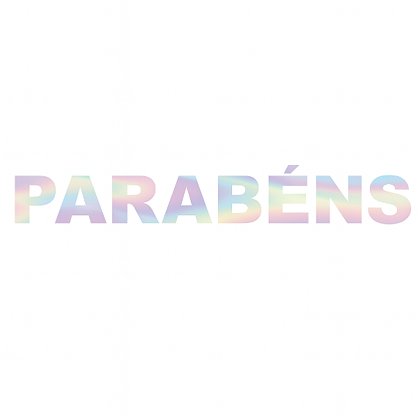 Faixa de Papel Parabéns – Furta-cor – 2 metros – 1 unidade