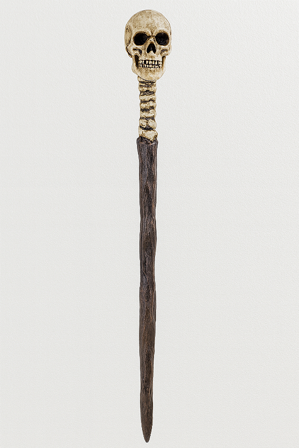 Varinha Mágica Plástica Caveira – 45 cm