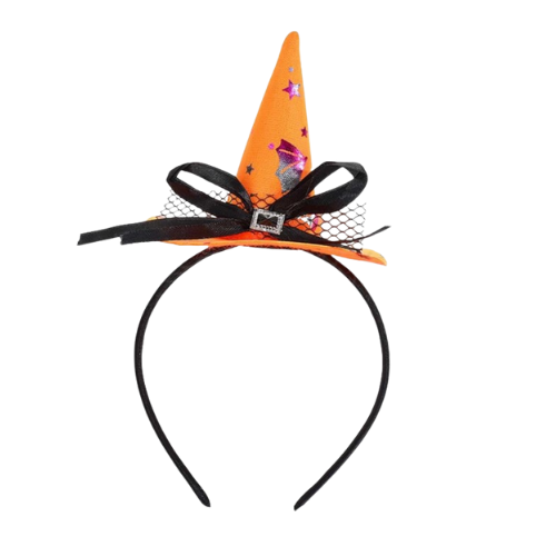 Tiara Halloween Fivela - Laranja