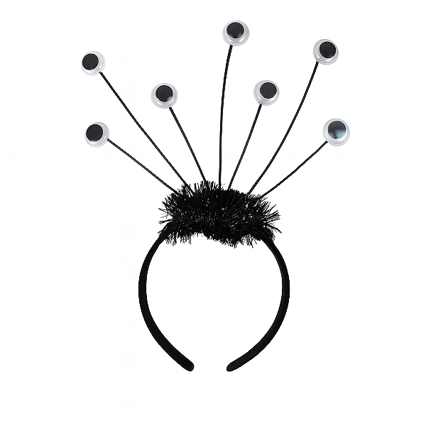 Tiara Halloween Maluca com Olhos – Unidade