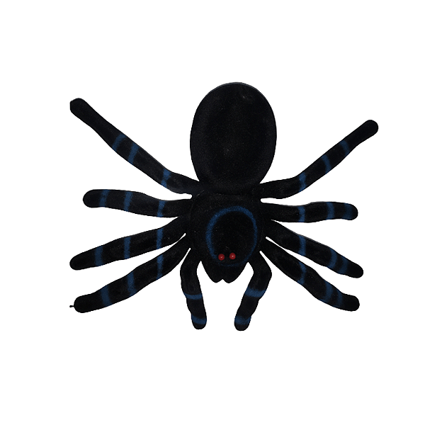 Aranha Aveludada Grande Halloween – 1 Unidade