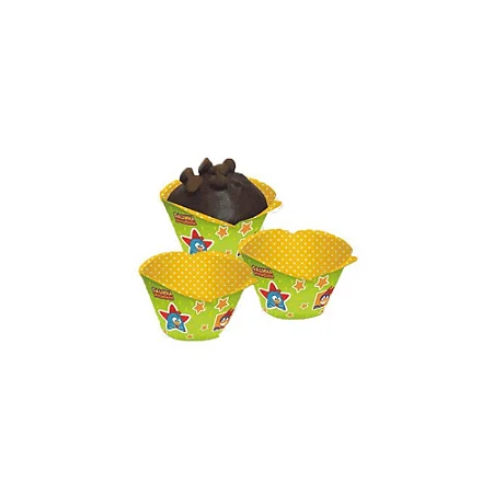 Porta Cupcake Galinha Pintadinha – 8 Unidades – Festcolor