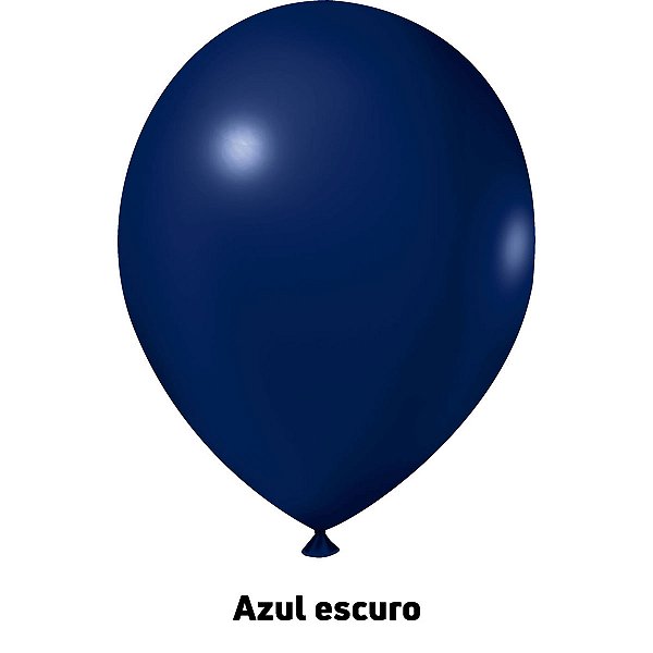 Balão Liso Azul Escuro