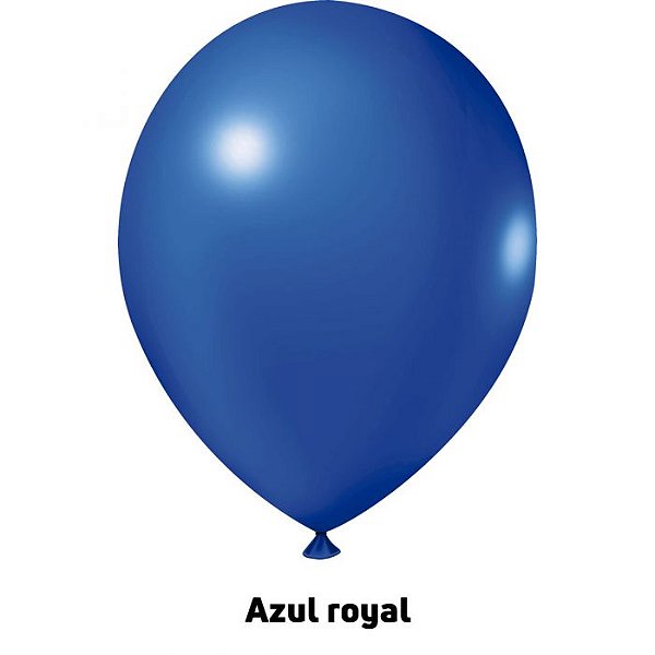 Balão Liso Azul Royal