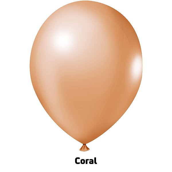 Balão Liso Coral