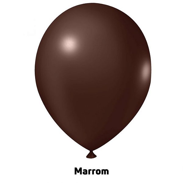 Balão Liso Marrom