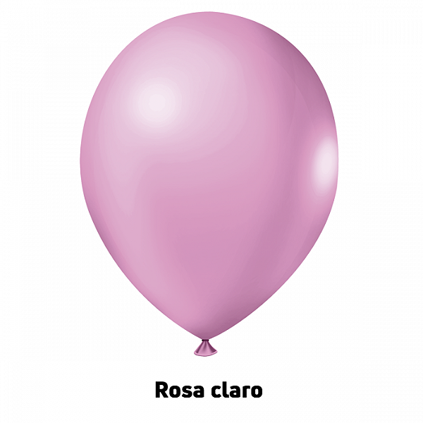 Balão Liso Rosa Claro