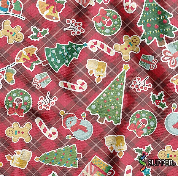 Tnt Estampado Metro - Natal Elementos