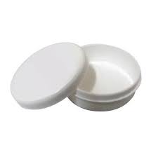 Latinha Plástica Colorida – 10 Unidades - Branca