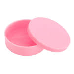 Latinha Plástica Colorida – 10 Unidades - Rosa Claro