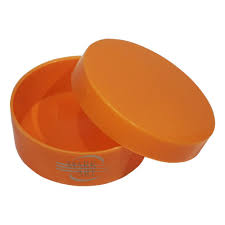 Latinha Plástica Colorida – 10 Unidades - Laranja