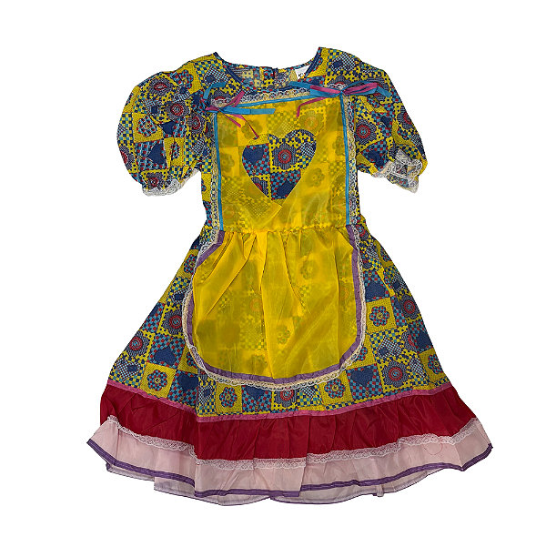Vestido Junino Infantil Tamanho 12 ao 16