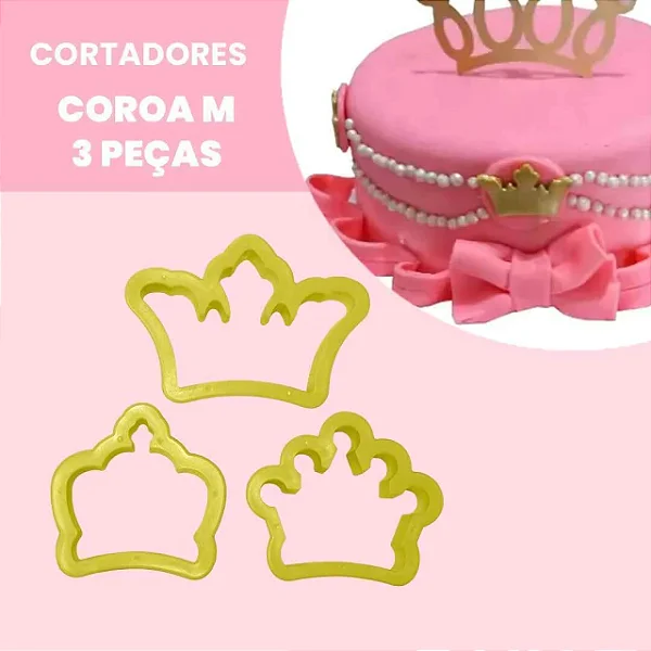 Cortador Coroa G C/3 Peças Blue Star