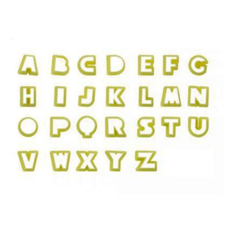 Cortador de Letras 2 cm C/28 Peças Blue Star