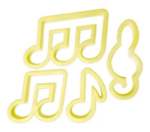 Cortador de Notas Musicais C/4 Peças Blue Star