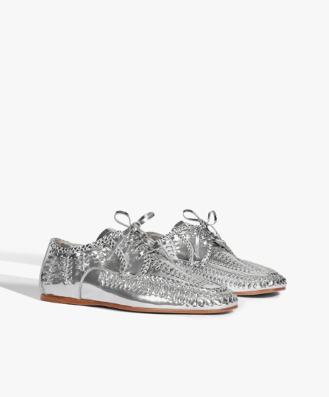 Schutz 1015-Calcado Fechado Salto Rasteiro S 22130 0001 0004 27-Prata
